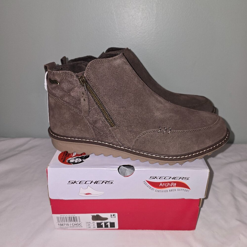 Skechers Arch Fit Mojave Boundless Bliss, Chocolate, Women's Size 11, New in Box